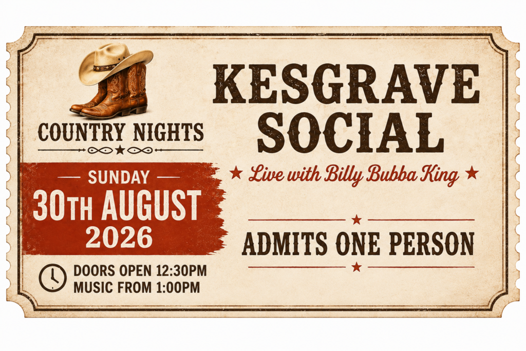 Kesgrave Sunday Social – 30th August 2026